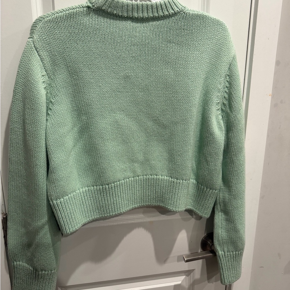 Tuckernuck Mint Green Knit Sweater Size Small - Picture 9 of 12